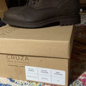 CRUZA Genuine Leather boots Brown Made in Portugal